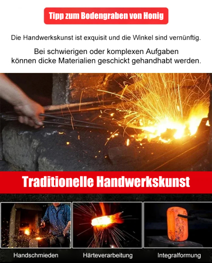 Tsubame-Sanjo Manganstahl-Rechen | Original aus Japan. 80% schneller, rückenschonend. Getestet in München.