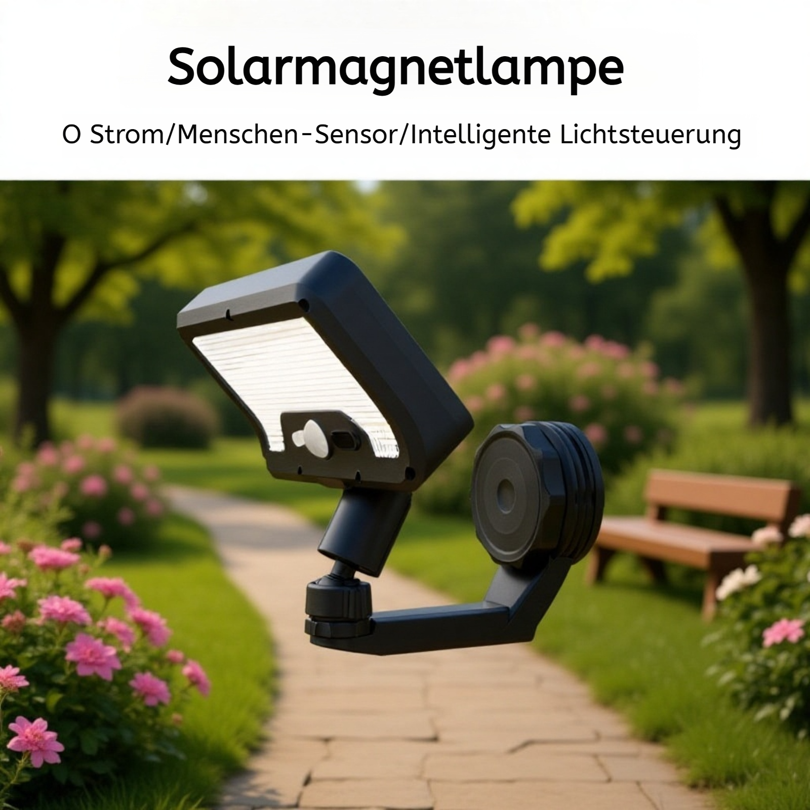 Solarbetriebene Außen-Gartenleuchte