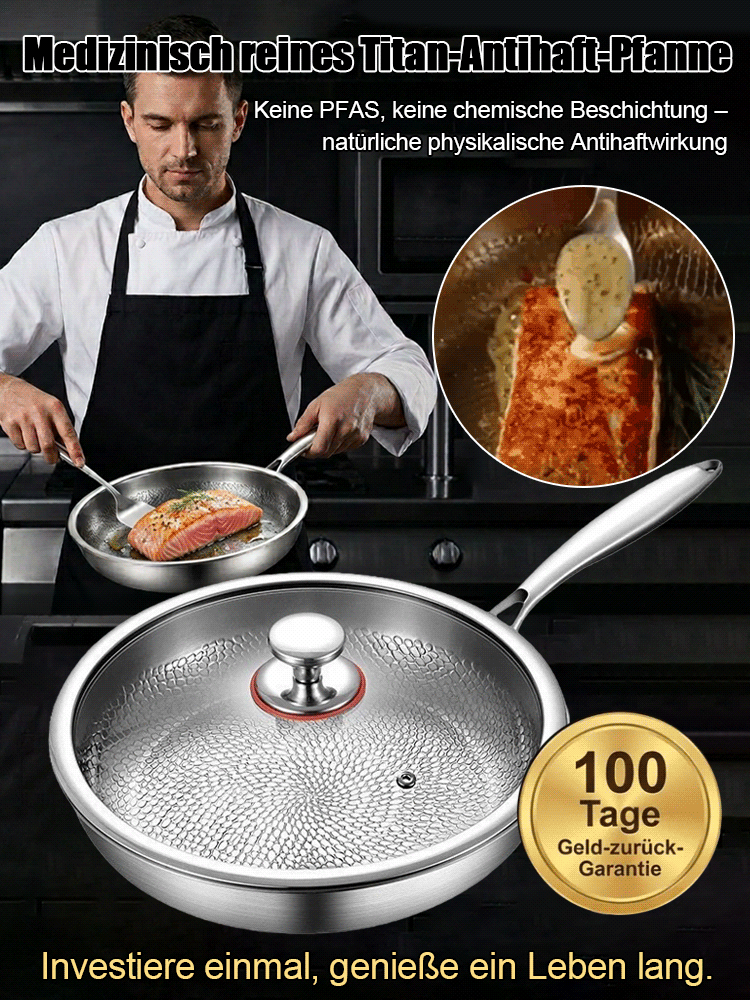 🍳Das Geheimnis von Baiersbronn✨99,9 % medizinisches Titan. 0 % Chemie, hitzestabil bis 500 °C 👍 jetzt erstmals für Ihr Zuhause.