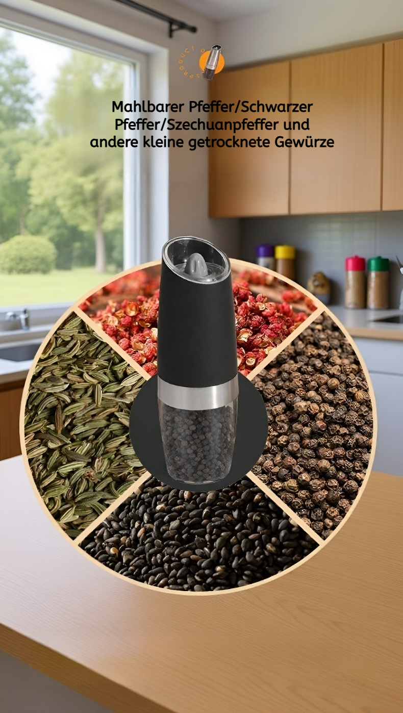 USB-Ladefunktion der elektrischen Gewürzmühle