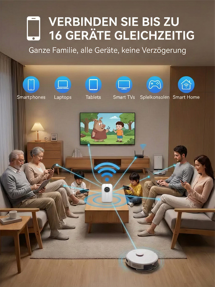 AI Smart Satelliten-Terminal 🛰️ Weltweites Highspeed-WLAN ohne Vertrag | Keine SIM nötig | Lebenslang gratis surfen 🌐