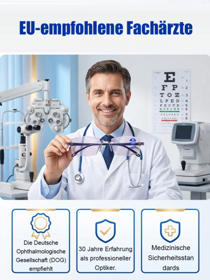 👓 Intelligente Gleitsichtbrille aus Jena✨Stufenlos scharf ohne Sehtest👍 Erleben Sie Ihre Sehkraft wie mit 20.