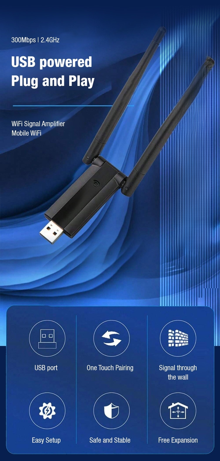 Easy setup of HFH WiFi Signal Booster