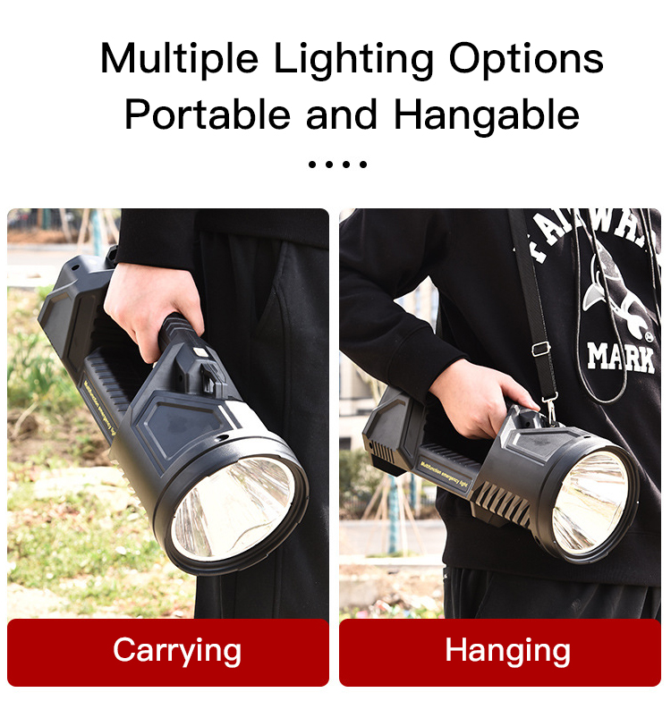 Ultra-Bright Searchlight in rugged outdoor conditions