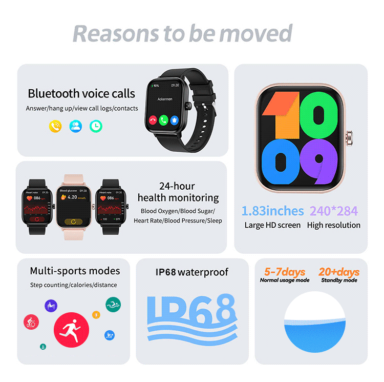 Fitness and Health Tracking Smart Watch