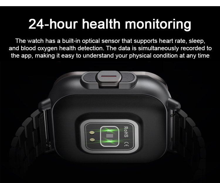 Bluetooth Smart Watch displaying fitness tracking features