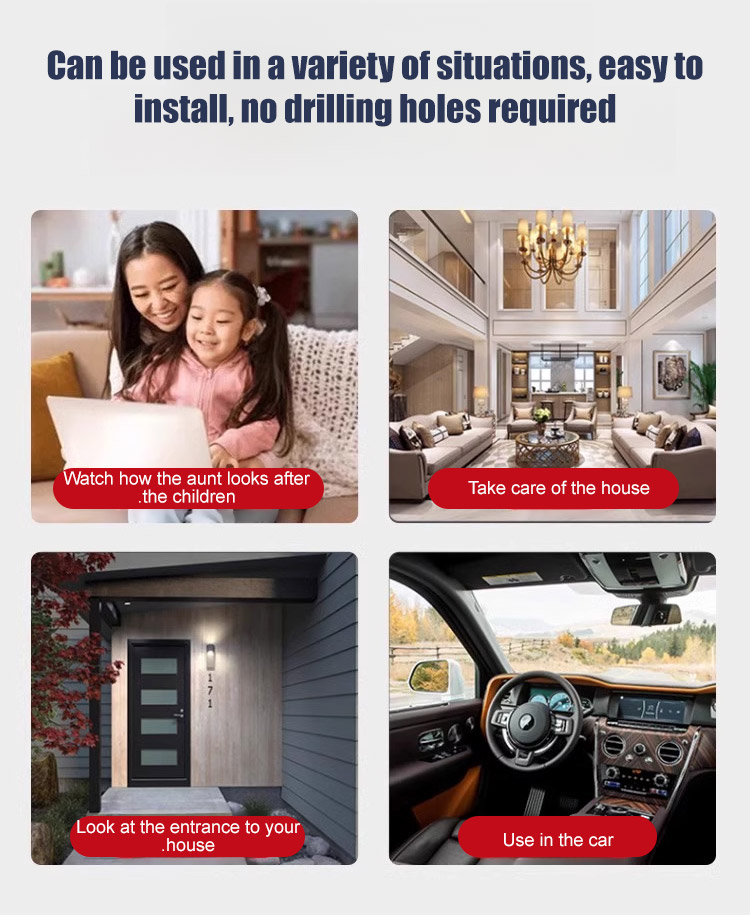 Motion detection alert on smartphone from security camera