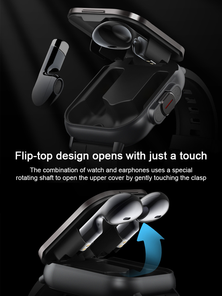 Bluetooth Earphone & Smart Watch 2-in-1 