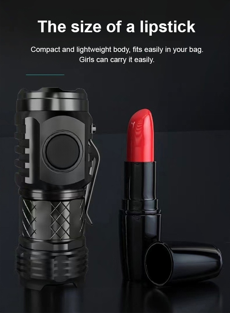 Small LED flashlight for everyday carry