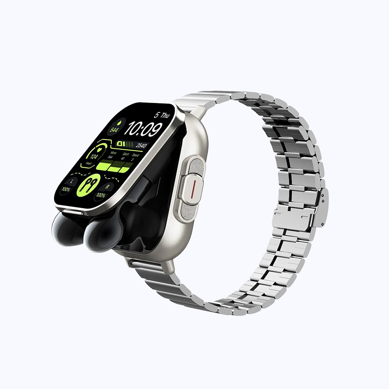Bluetooth Earphone & Smart Watch 2-in-1 