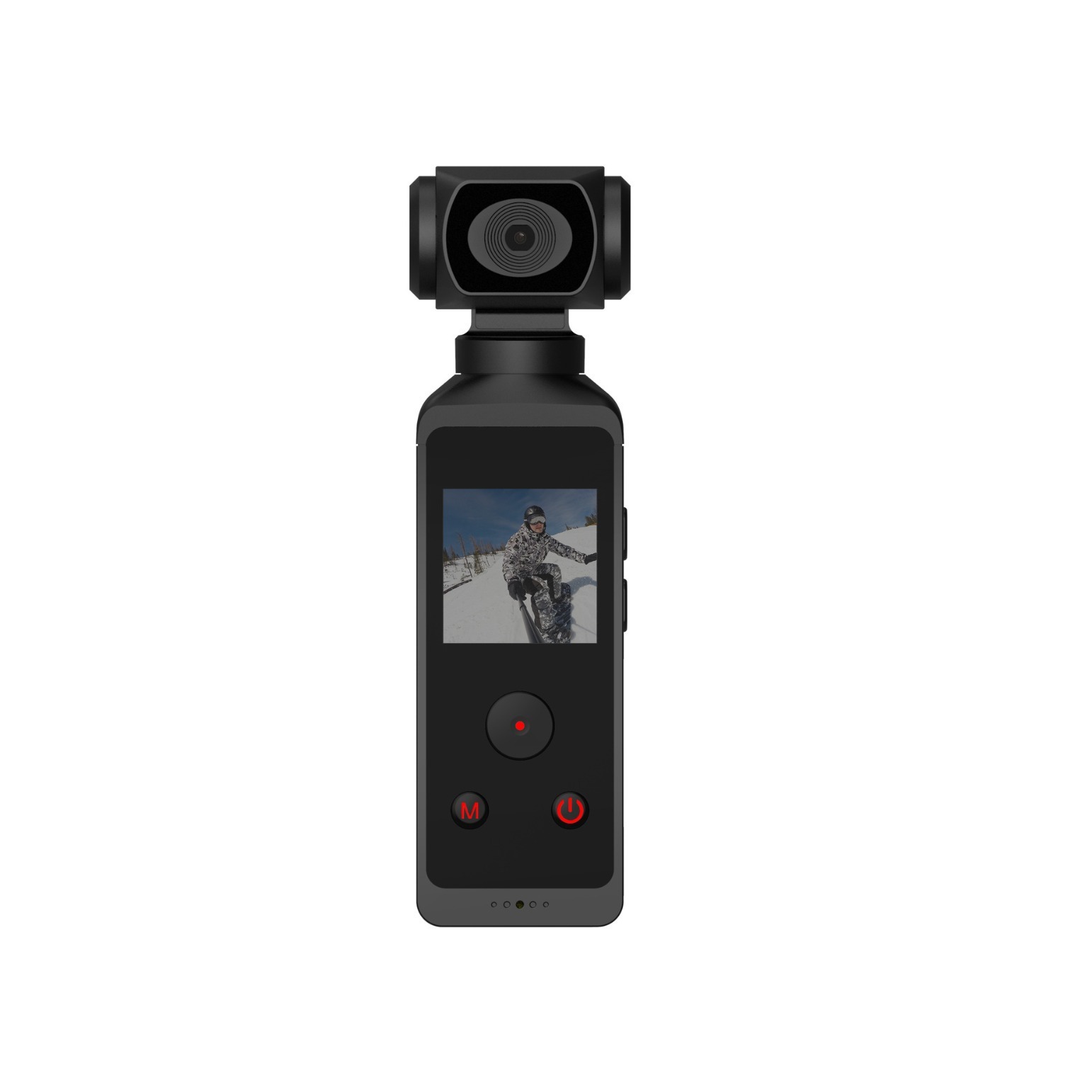 【270 degree rotation】Handheld pocket camera