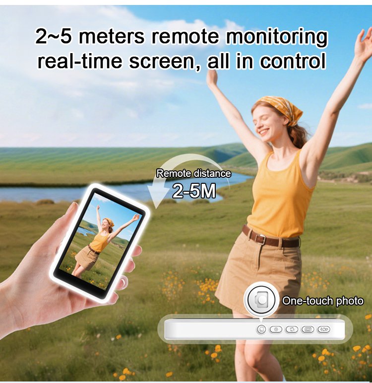 Magnetic phone mount for stable selfies