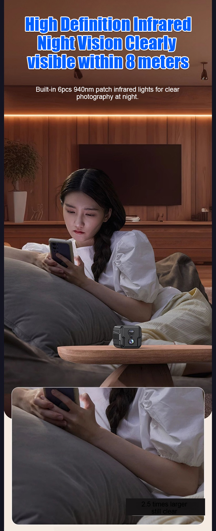 Easy installation 4G wireless surveillance camera