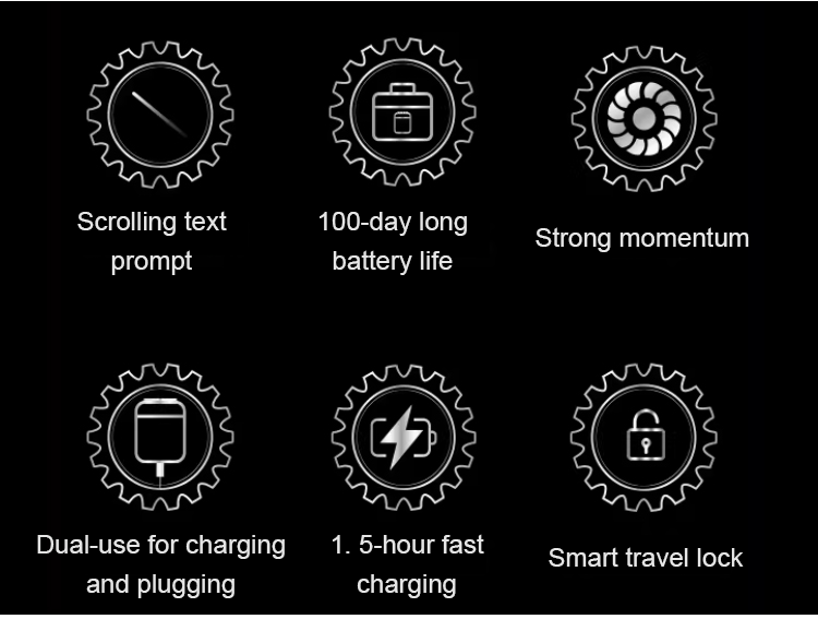 Rechargeable men's foil shaver with LED display