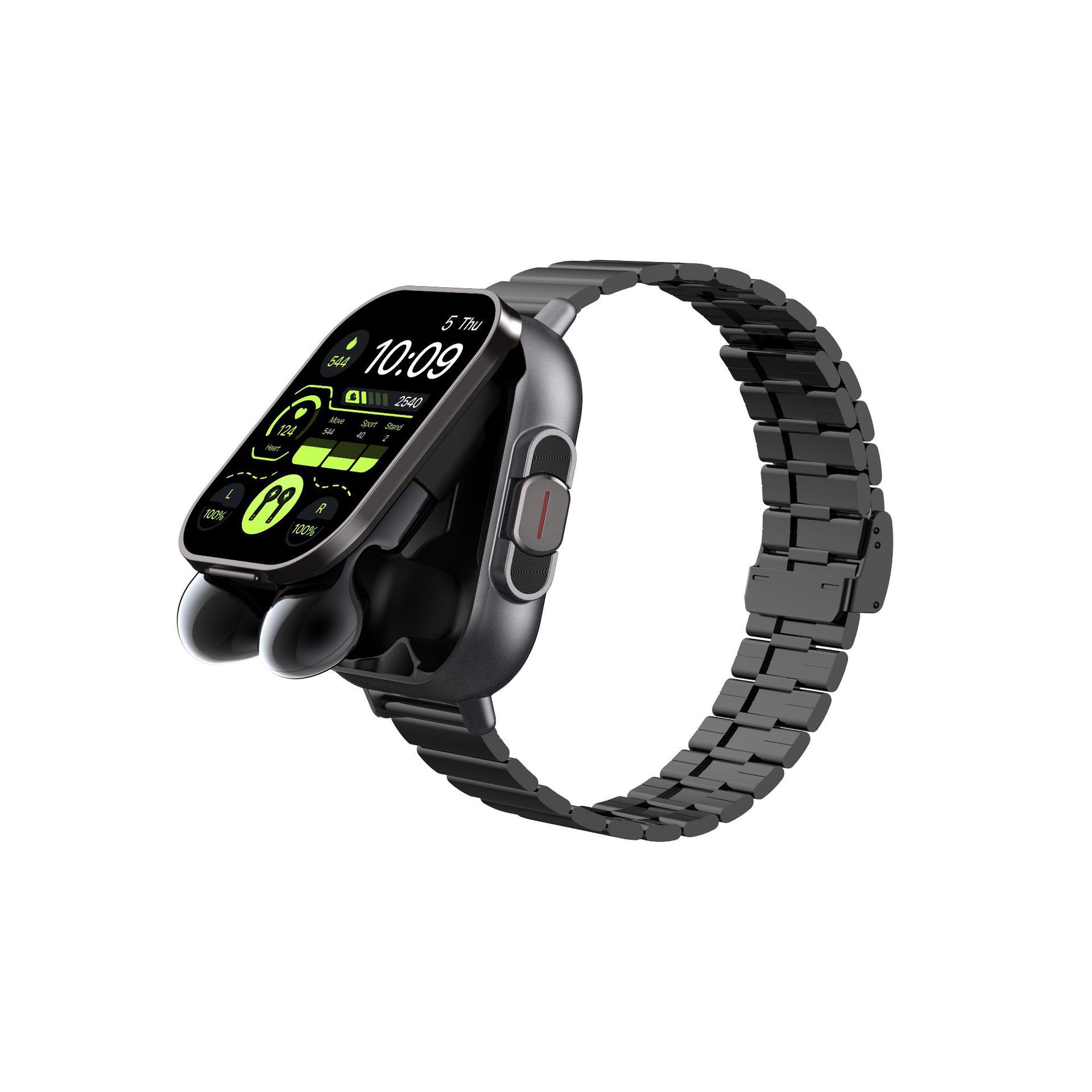 Bluetooth Earphone & Smart Watch 2-in-1 