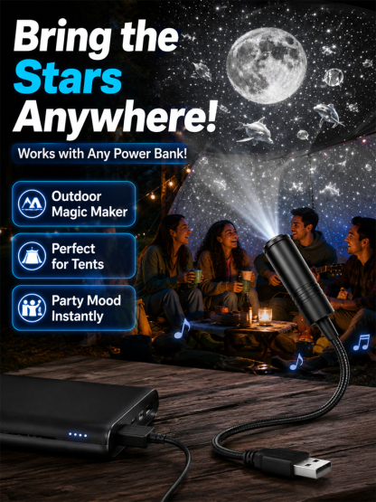 Comauo Ocean & Galaxy Projector: Ultra-HD Sphere Tech, Turns Your Room & Car Into an Aquarium in 1s.