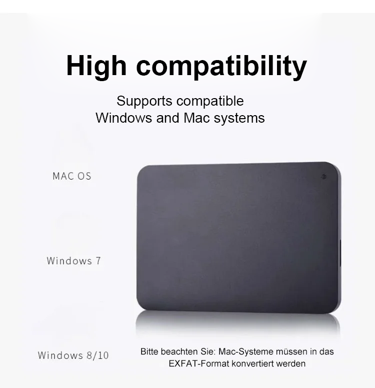 Fast data transfer portable SSD