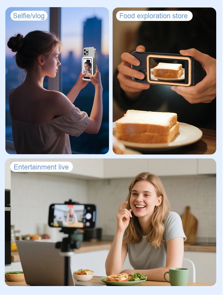 Compact and portable Bluetooth selfie device