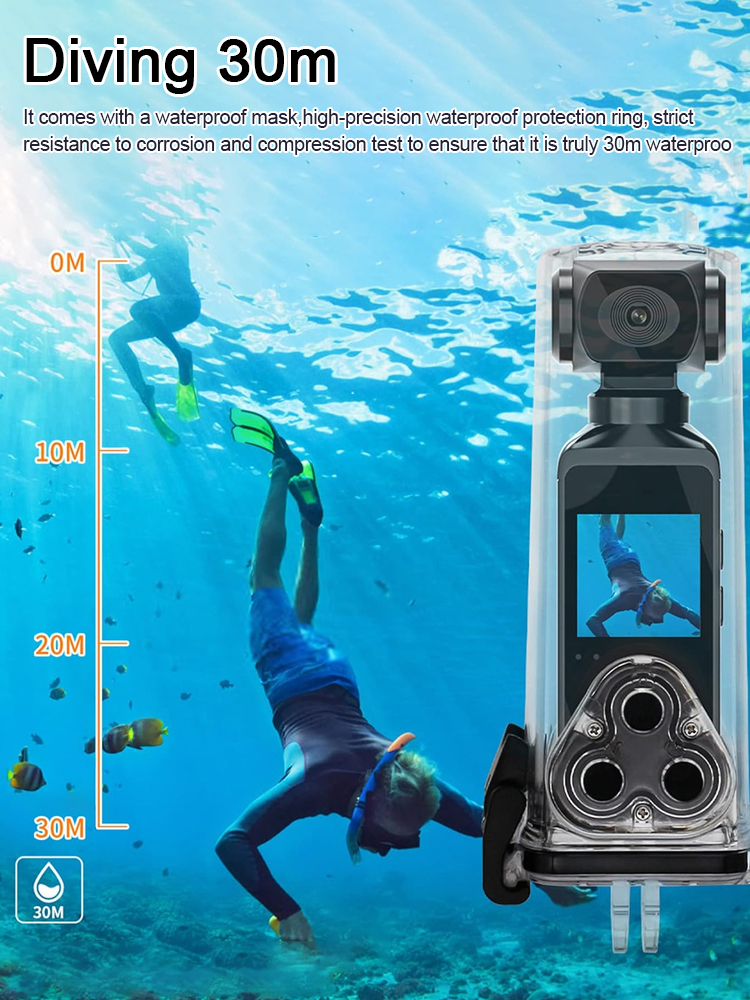 【270 degree rotation】Handheld pocket camera