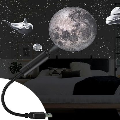 Comauo Ocean & Galaxy Projector: Ultra-HD Sphere Tech, Turns Your Room & Car Into an Aquarium in 1s.