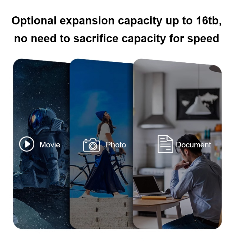High performance 16TB SSD for fast file transfer