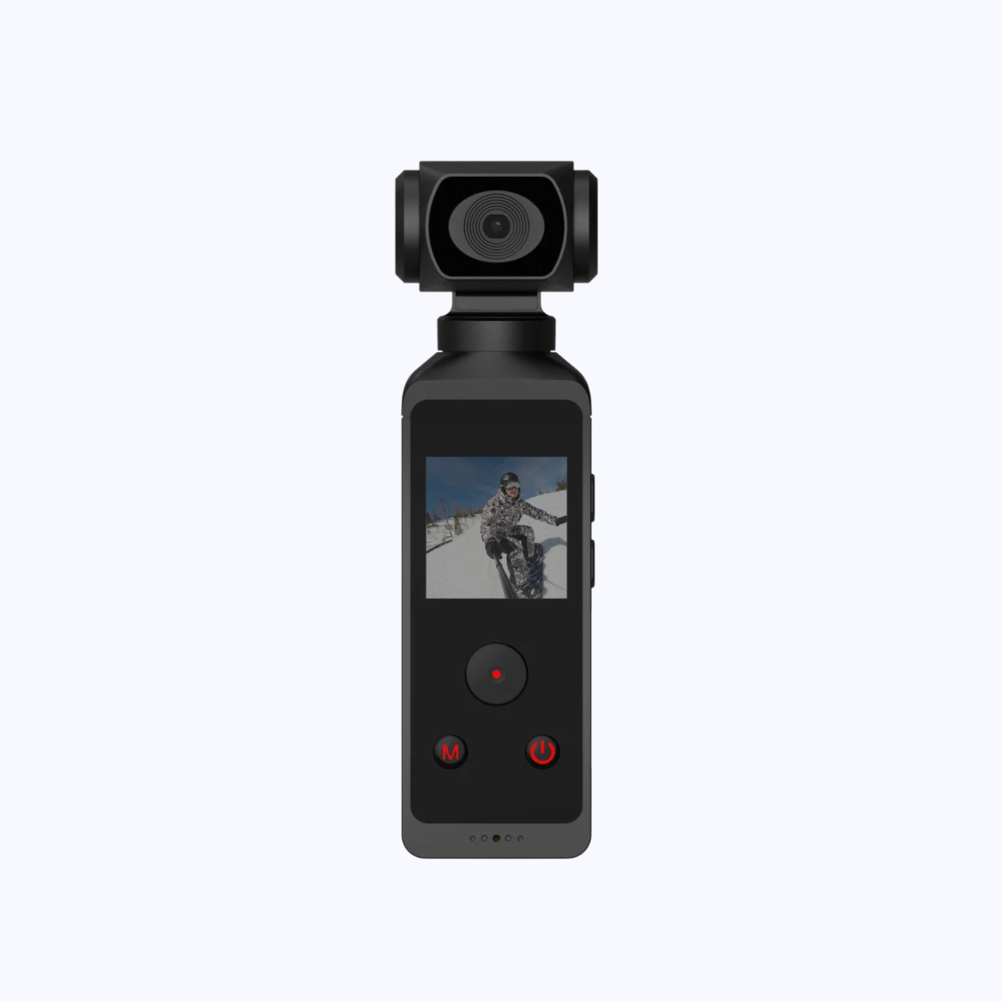 【270 degree rotation】Handheld pocket camera