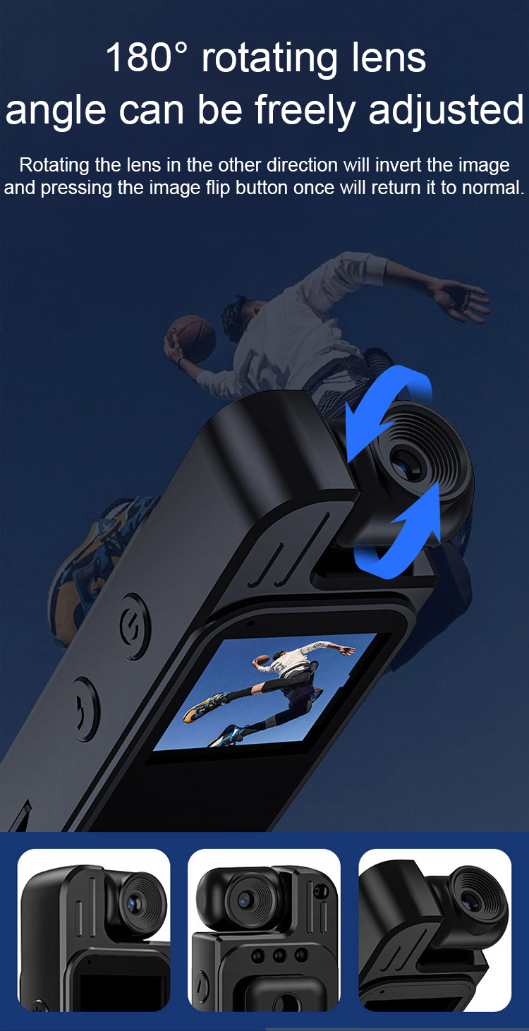 High-resolution screen on portable recorder