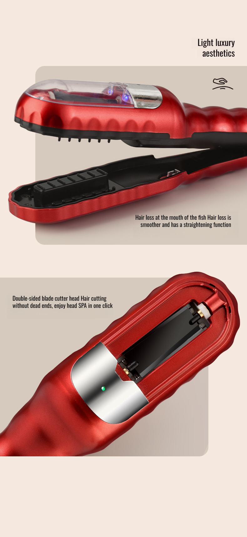 Easy-to-use multifunctional hair trimmer demonstration