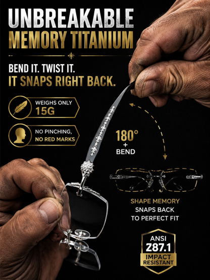 【German Tech & Diamond-Cut Luxury】💎 3-in-1 Autofocus Reading Glasses (Photochromic) 👓 Buy 1 Get 1 FREE, Anti-Blue Light, 20-Year Durability!