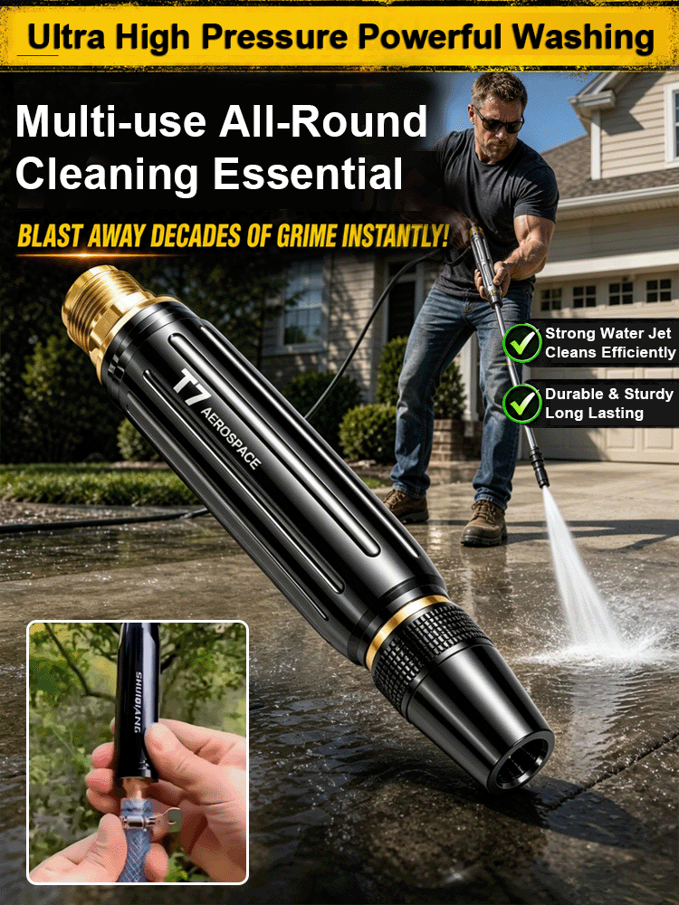 Turn Your Hose into a Power Washer! 💦 300% Pressure Boost, 0 Electricity Needed! ✨