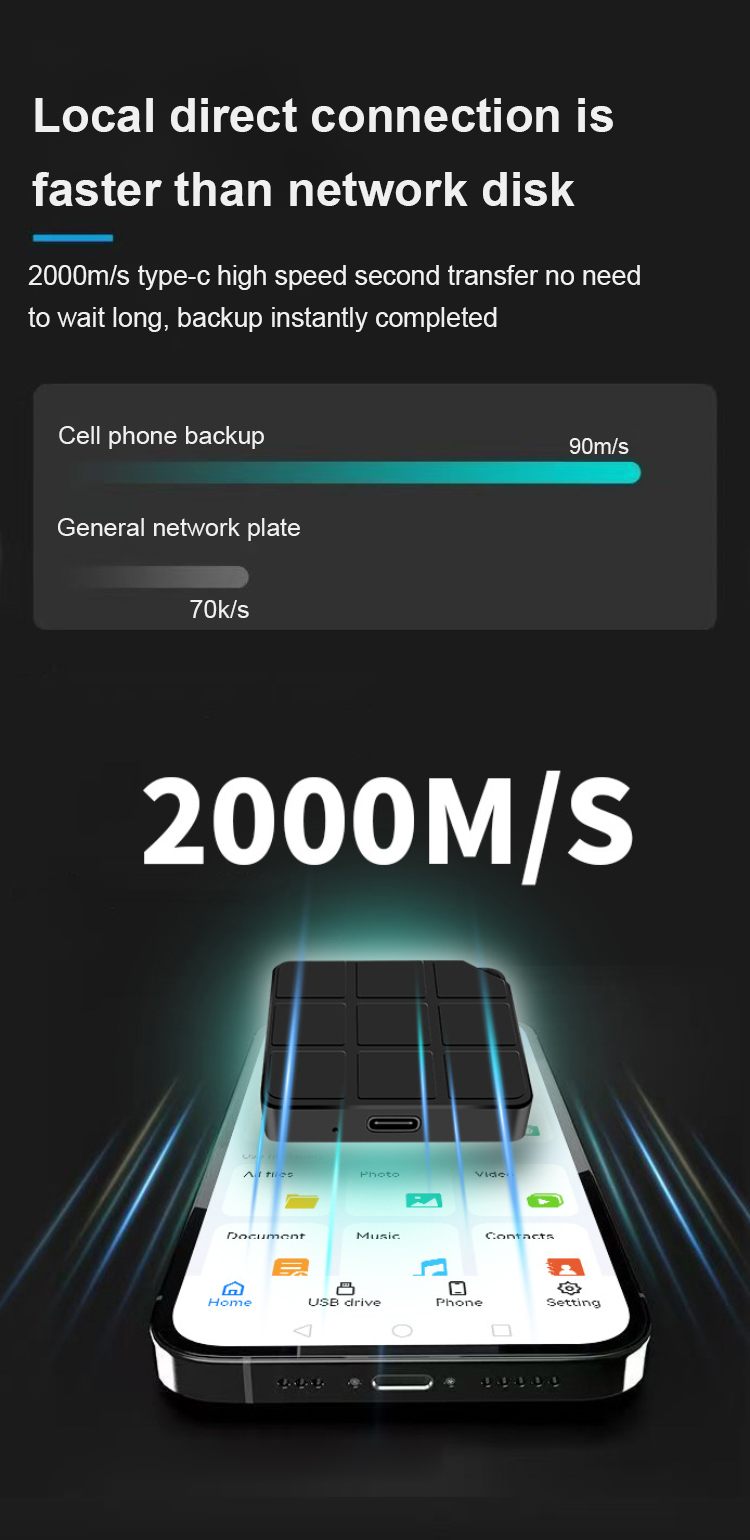 Lightweight and portable external solid-state drive