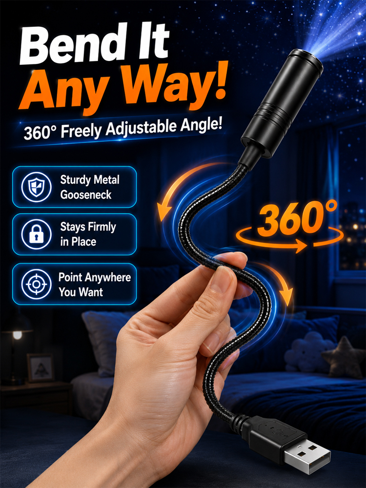 Comauo Ocean & Galaxy Projector: Ultra-HD Sphere Tech, Turns Your Room & Car Into an Aquarium in 1s.