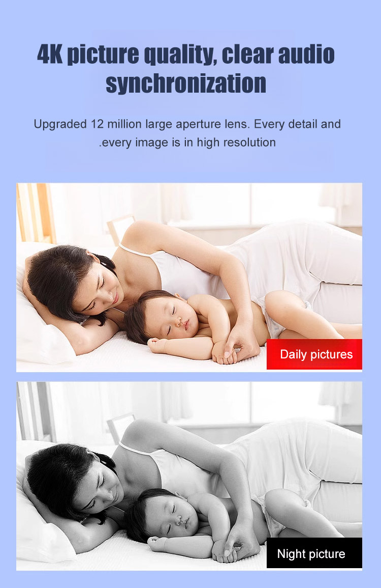 Two-way audio communication on WiFi security camera