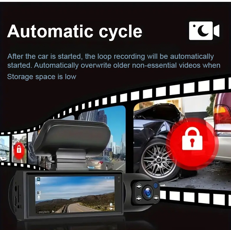 Easy installation M8 HD driving recorder