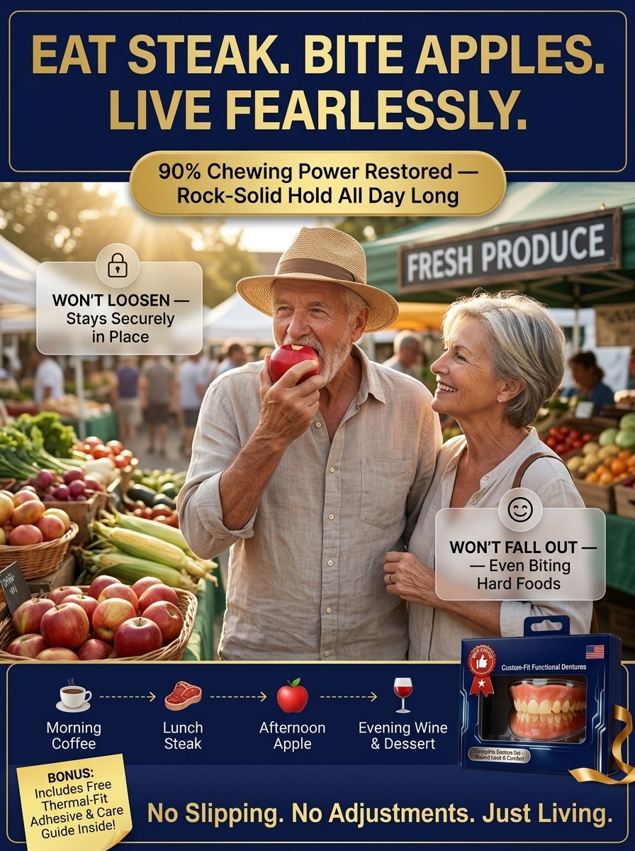 【💯Awarded the highest food-grade safety certification!💯】🔥High-quality denture set🔥👍Buy one get one free, 98.9% positive reviews, 99% repurchase rate!👍