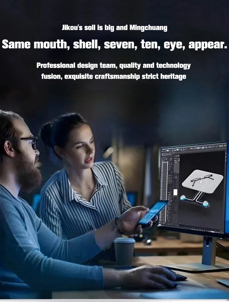 Easy-to-use focus adjustment on reading eyewear