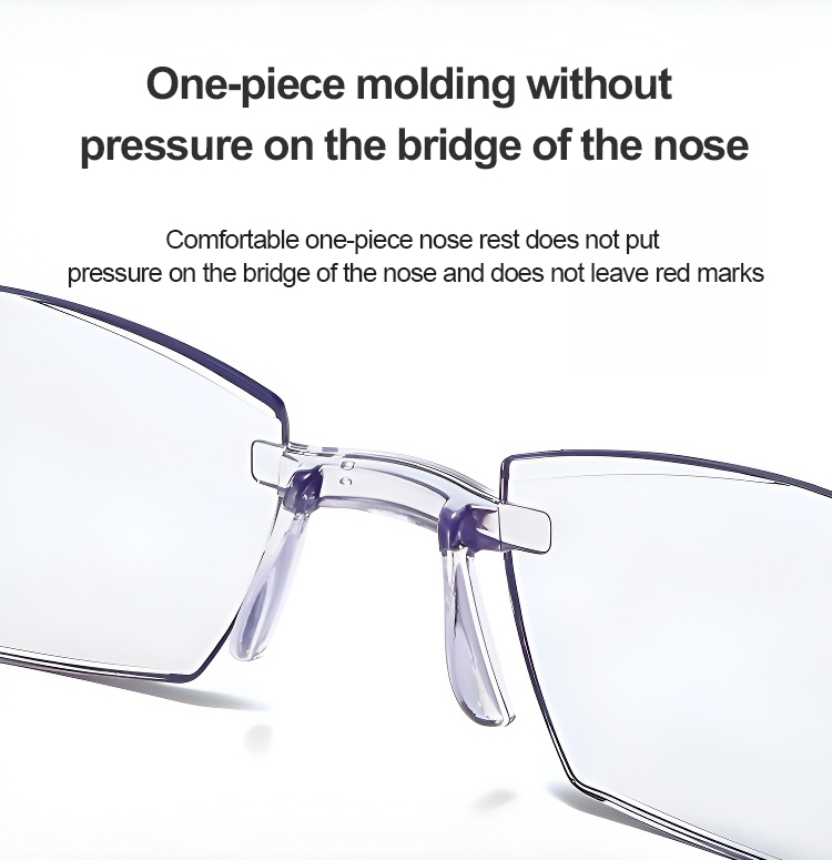 Reading glasses with advanced blue light filter