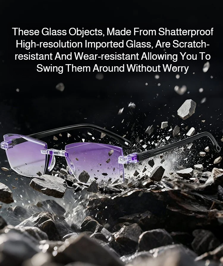 Premium quality frameless reading glasses for men and women