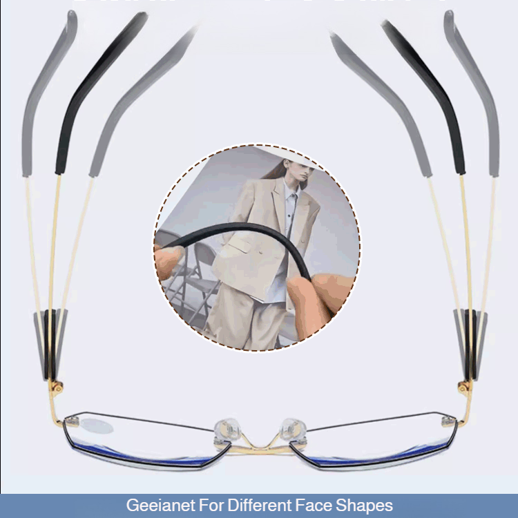 Ultra-Light Comfortable Photochromic Anti-Blue Light Reading Glasses