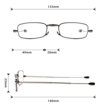 Anti-Blue Light Foldable Reading Glasses