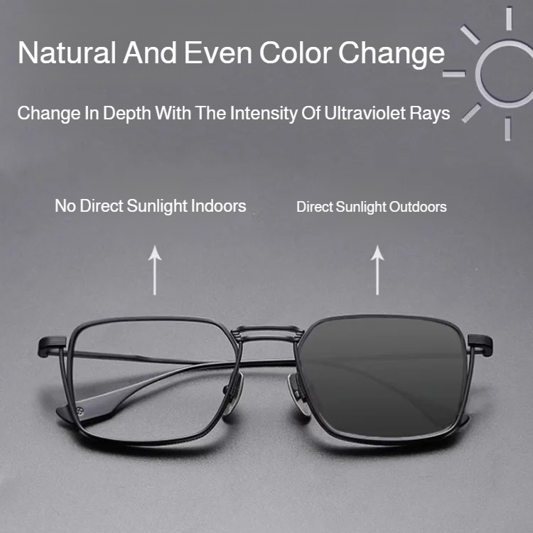 Lightweight and Durable Titanium Alloy Eyewear for Reading