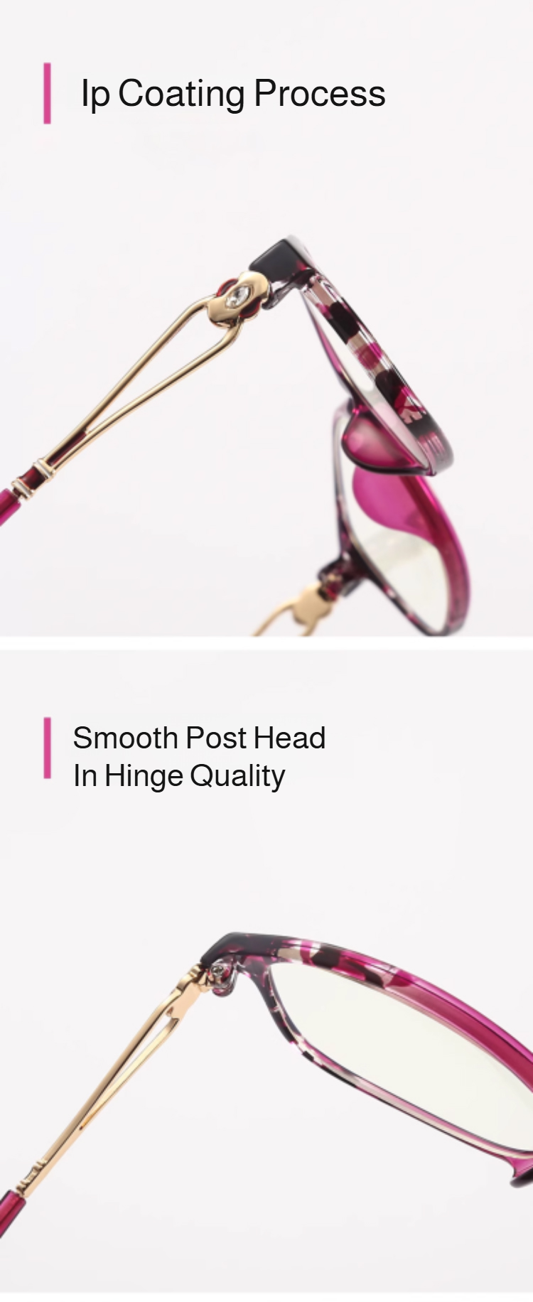 Elegant blue light reading glasses for digital screen use