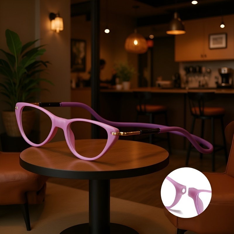 Rotatable Strong Magnetic Reading Glasses