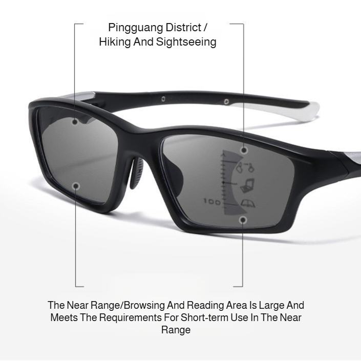 Fashion Anti-blue Light Reading Glasses, TR90 Sports Style, Dual-purpose for Near and Far