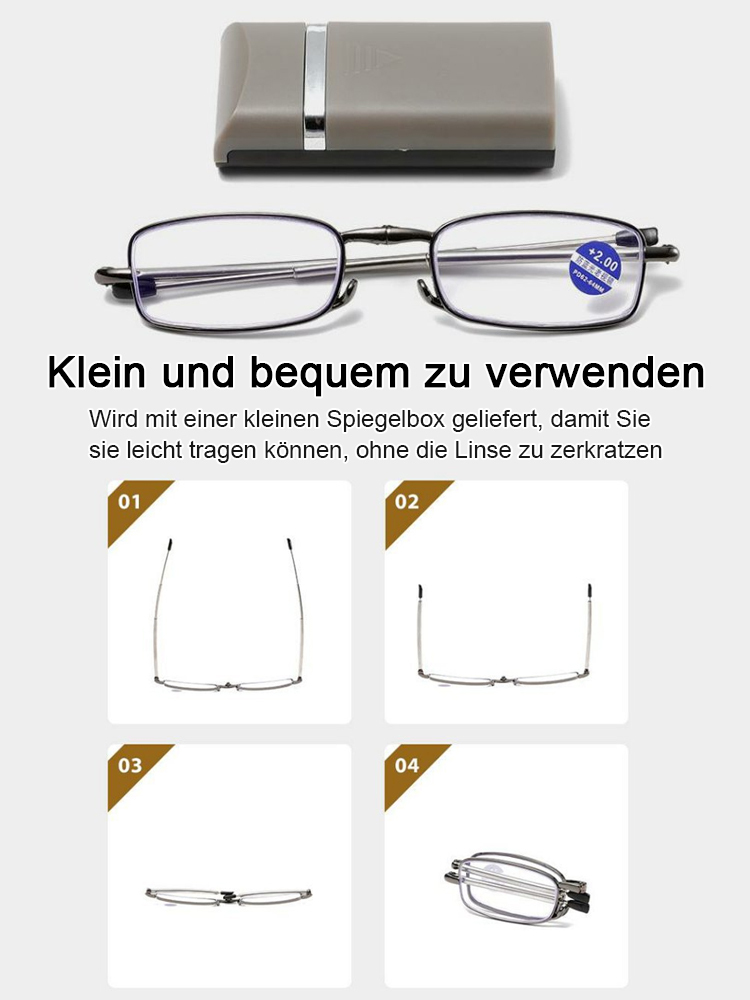 Anti-Blue Light Foldable Reading Glasses
