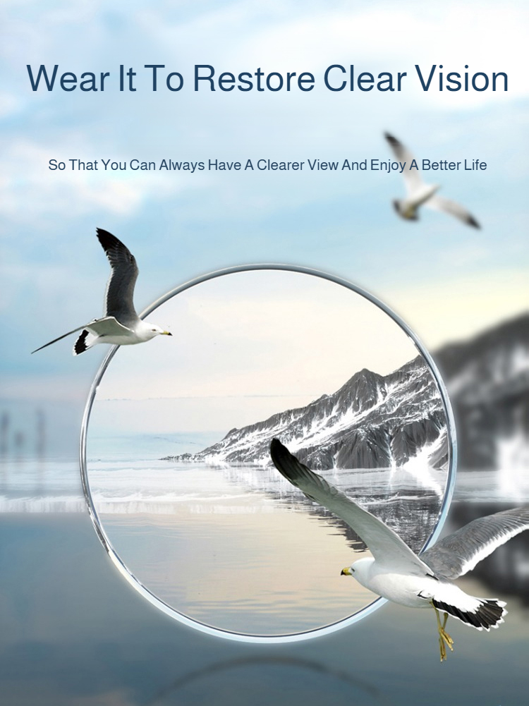 Close-up of anti-reflective fishing sports glasses