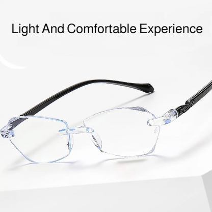 HD Frameless Blue Light Blocking Reading Glasses