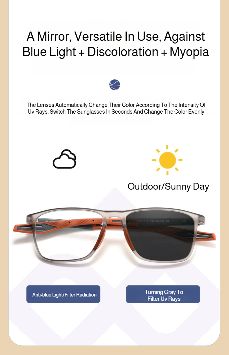 Multifocal eyewear for outdoor sports and fishing activities