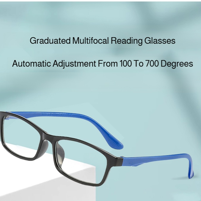 Blue light blocking lens demonstration with crystal frame