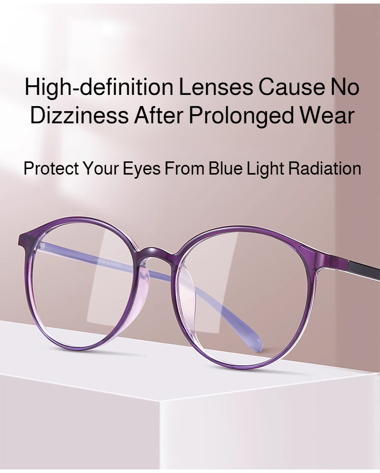 High clarity reading glasses with foldable design